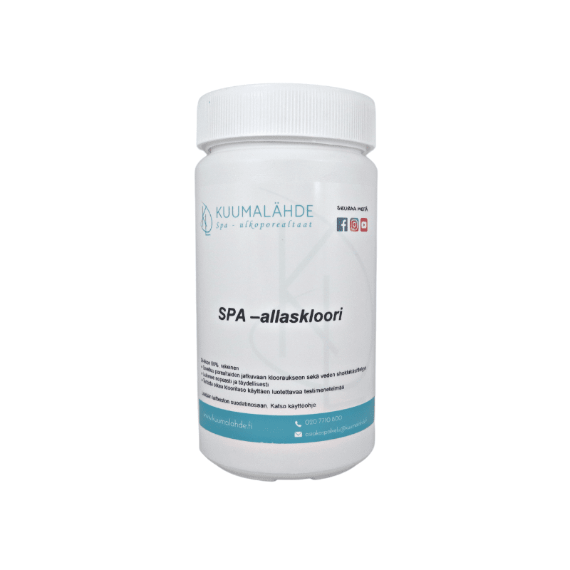 SPA-allaskloori, 1kg (jauhe) KuumaLähde verkkokauppa