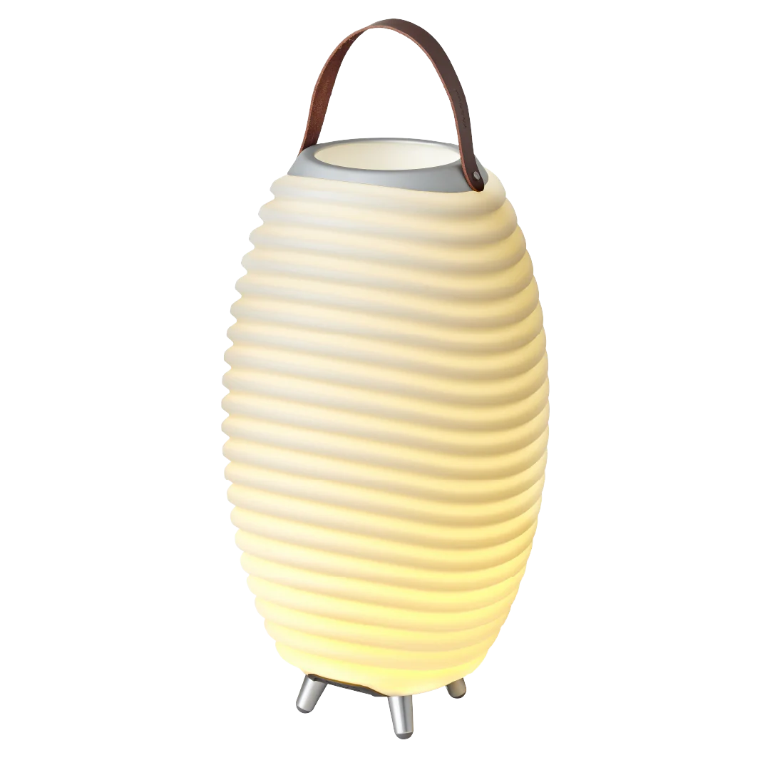 Kooduu Synergy 2.0 50 valkoinen valaisin, kaiutin ja cooleri
